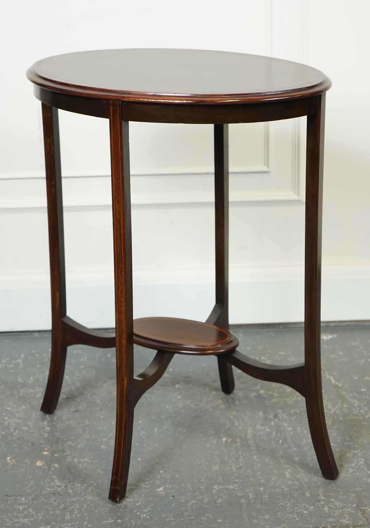 

We are delighted to offer for sale this Lovely Oval Hardwood Side Plant Table.

Please carefully examine the pictures to see the condition before purchasing, as they form part of the description. If you have any questions, please message us.