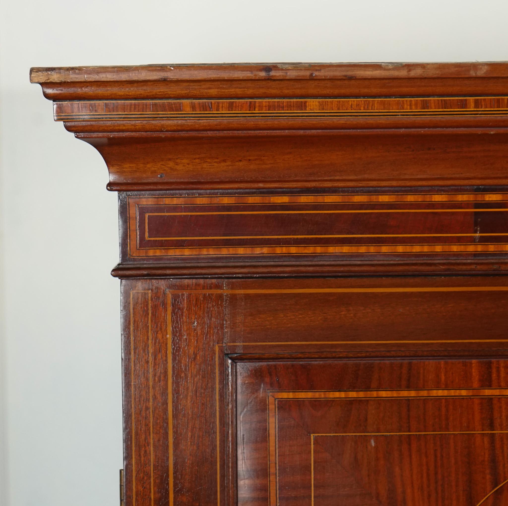 Hand-Crafted LOVELY ANTIQUE TRiPLE HARDWOOD WARDROBE