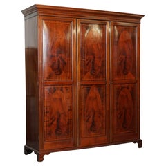 LOVELY ANTIQUE TRiPLE HARDWOOD WARDROBE