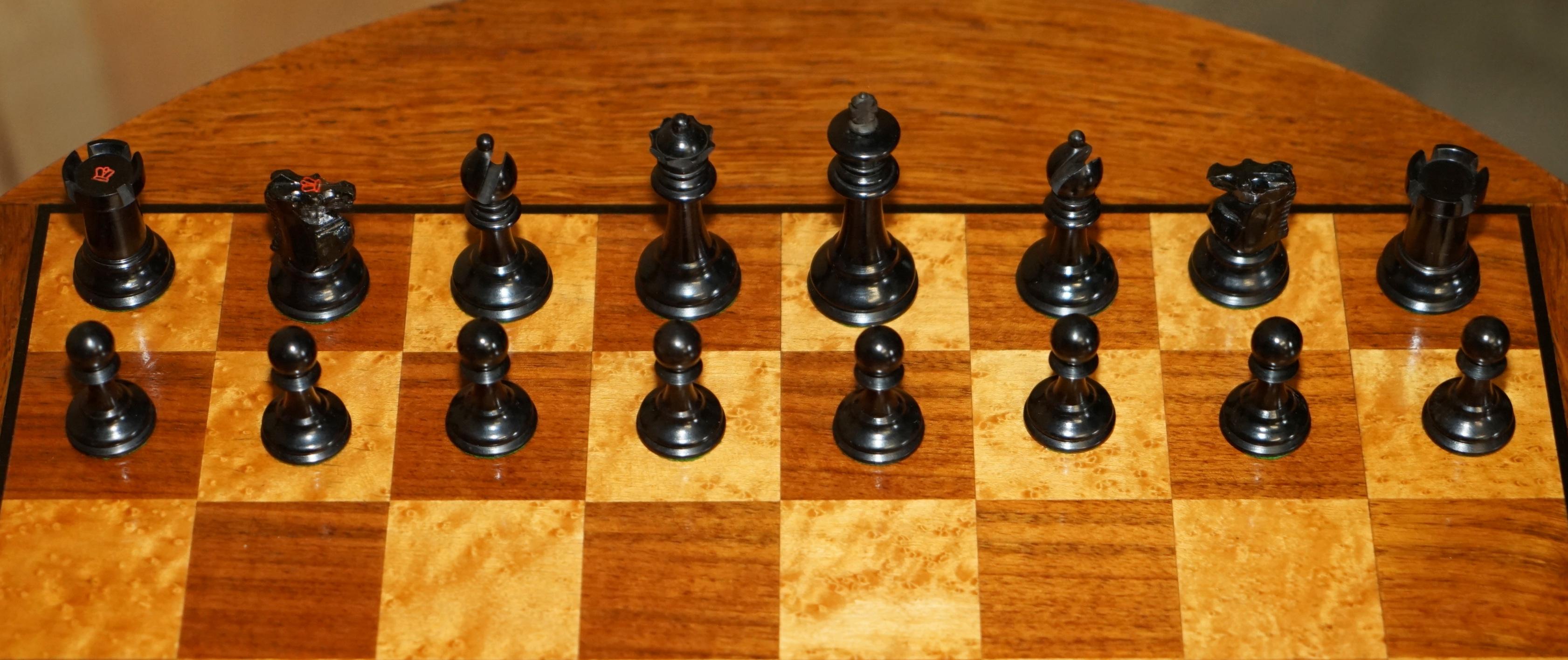 Royal House Antiques

Royal House Antiques is delighted to offer for sale this absolutely stunning circa 1880 F.H.Ayres Staunton Crown stamped chess set in the original box 

A truly stunning and highly collectable suite, this would have been an