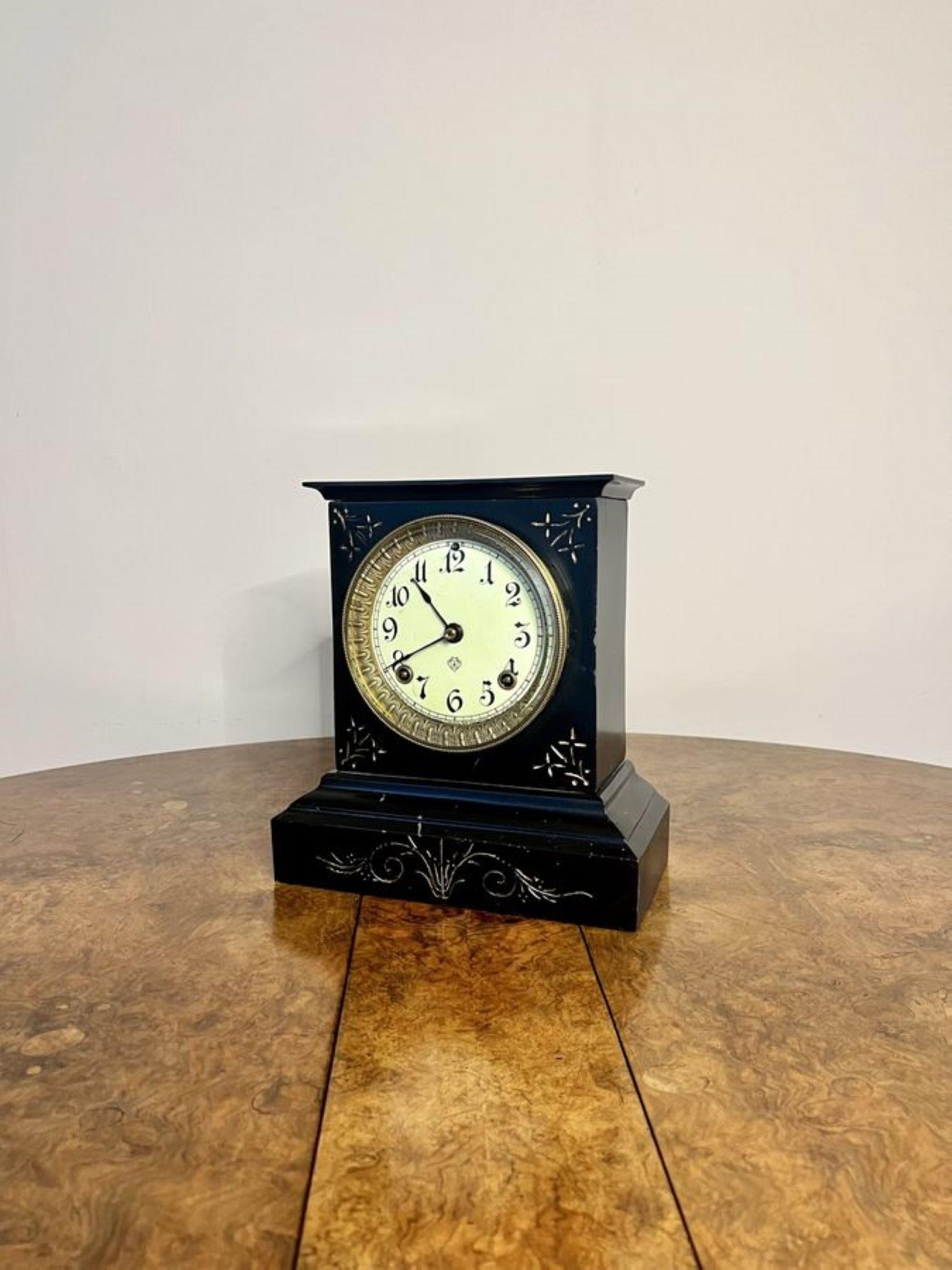 19th Century Lovely antique Victorian mantle clock by The Ansonia Clock Company of New York