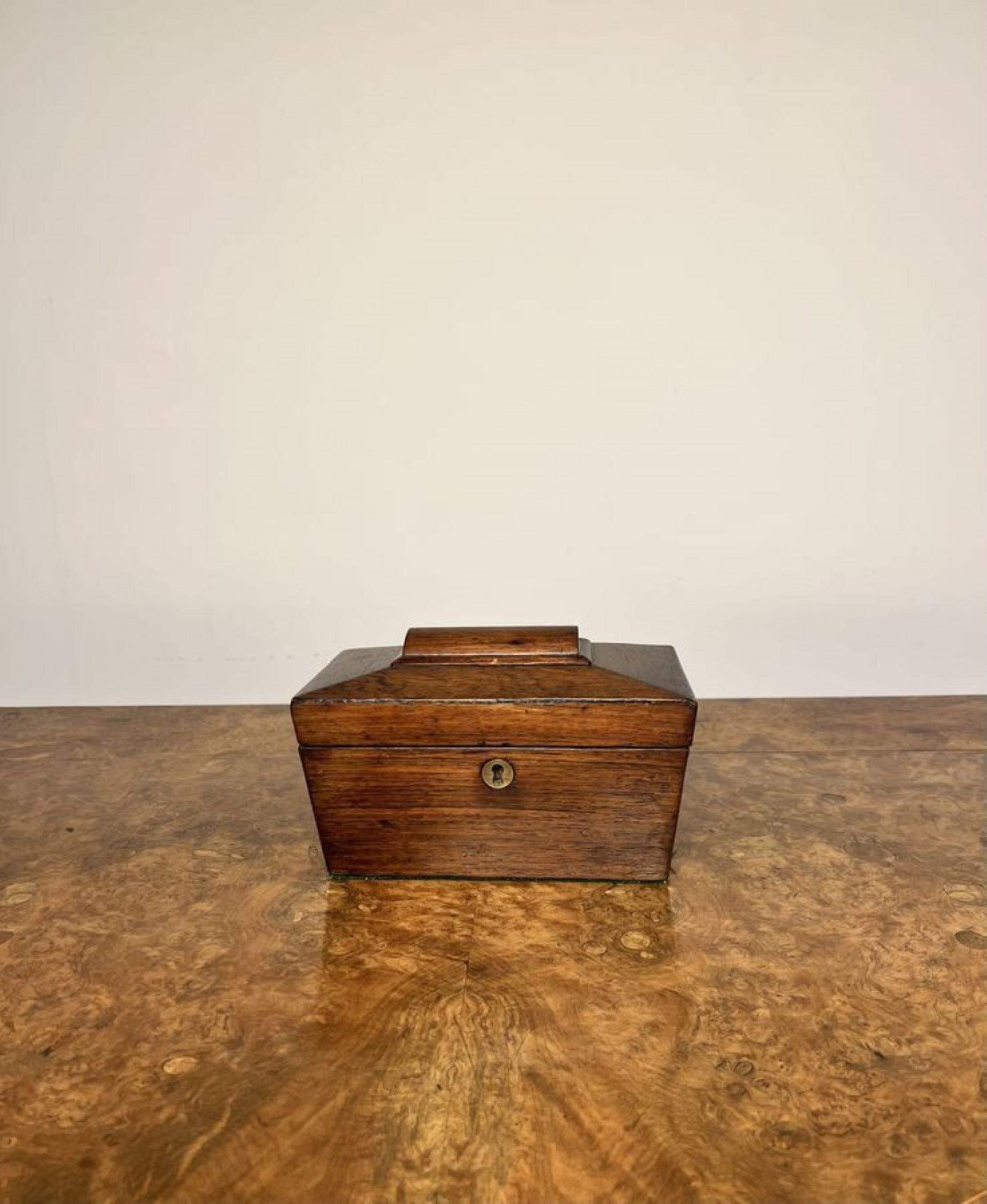 Schöne antike viktorianische Aufbewahrungsbox aus Rosenholz  (19. Jahrhundert) im Angebot