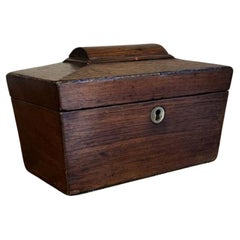 Lovely antique Victorian rosewood storage box 