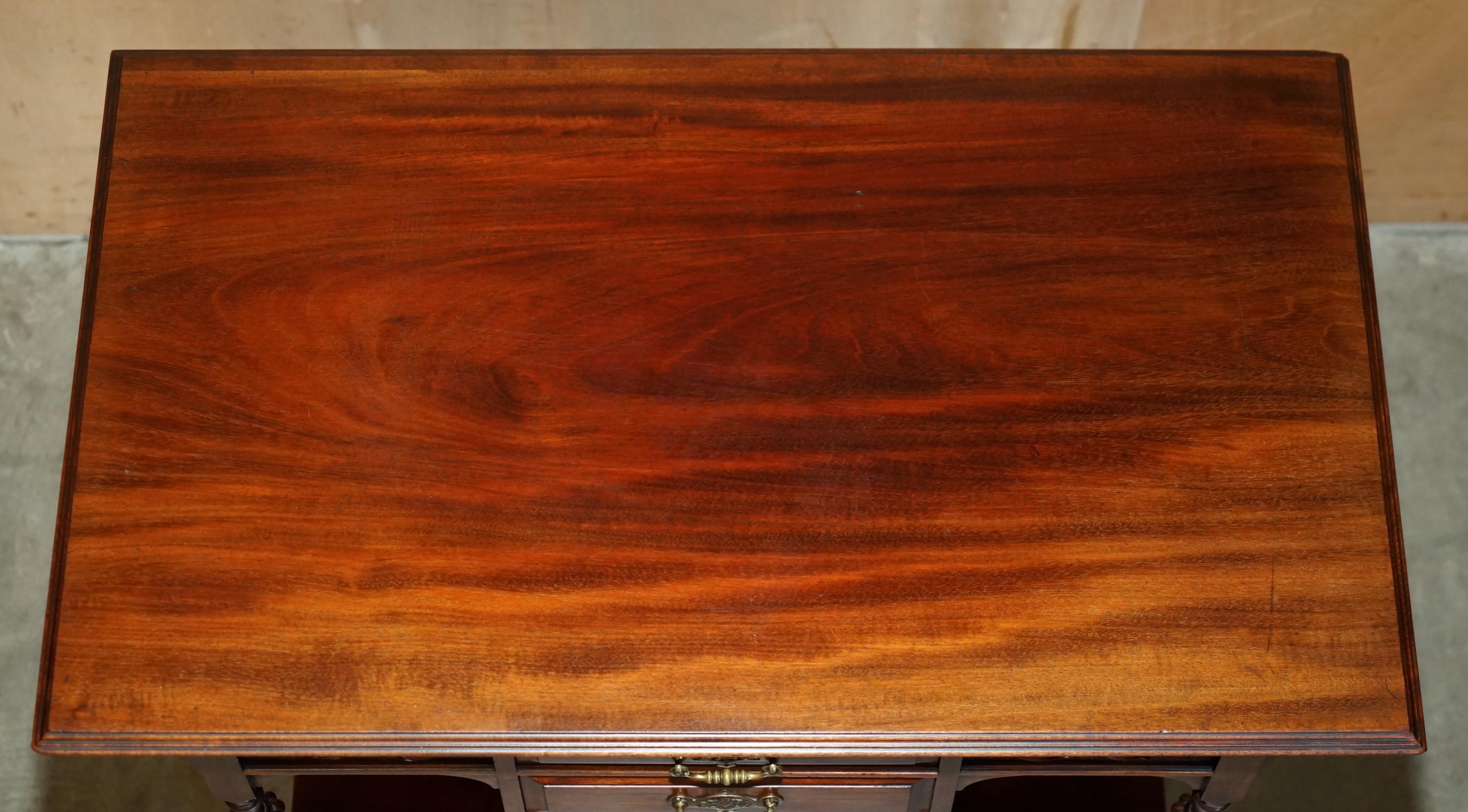 LOVELY ANTiQUE VICTORIAN SHAPLAND AND PETTER DISPLAY CONSOLE TABLE WITH DRAWERS in vendita 2