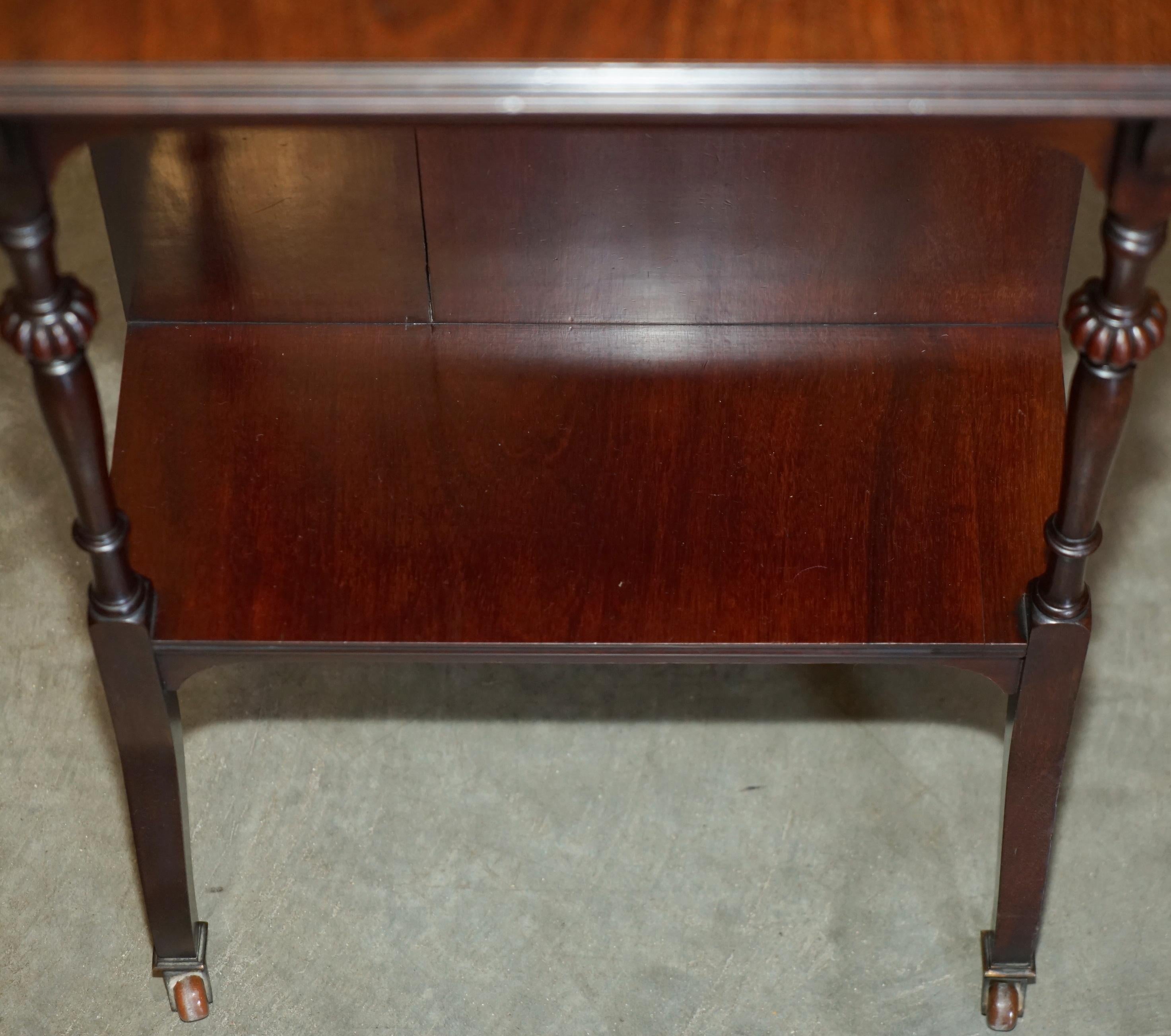 LOVELY ANTiQUE VICTORIAN SHAPLAND AND PETTER DISPLAY CONSOLE TABLE WITH DRAWERS in vendita 8