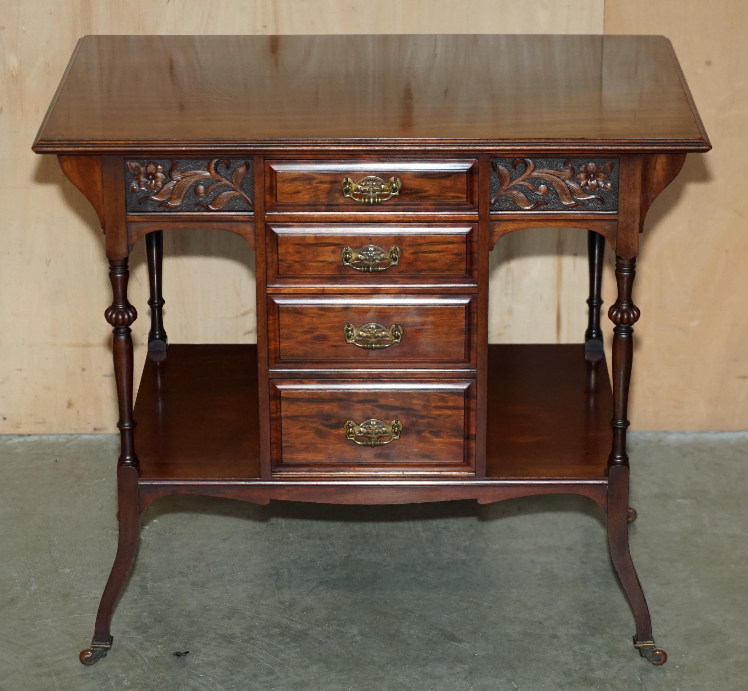 Royal House Antiques

Royal House Antiques is delighted to offer for sale this absolutely lovely Shapland and Petter Arts & Crafts display console table with four drawers and the original Porcelain castors 

Please note the delivery fee listed