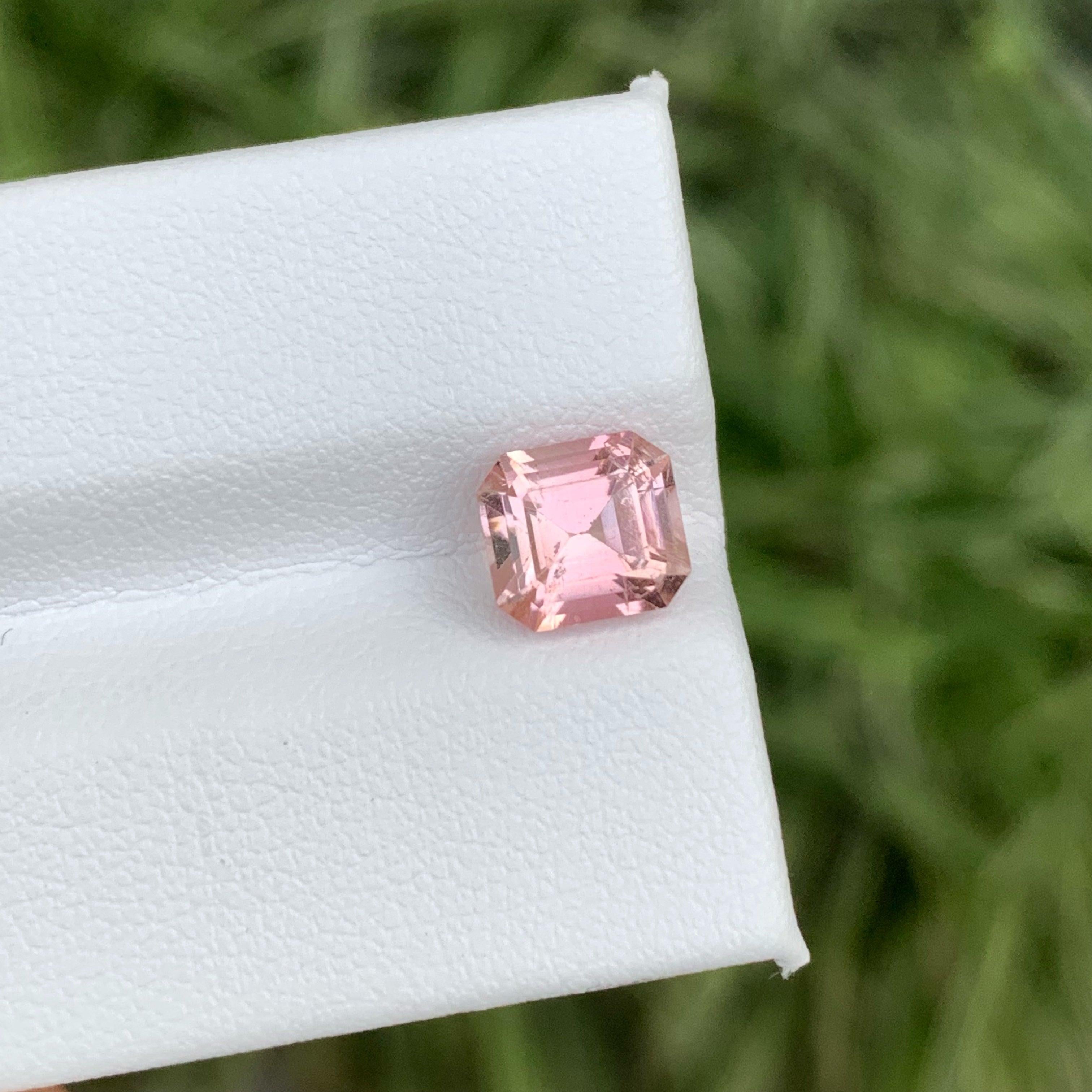 Lovely Baby Pink Tourmaline Stone of 2.05 carats from Afghanistan has a wonderful cut in a Octagon shape, incredible Pink Color. Great brilliance. This gem is VVS Clarity.

Product Information
GEMSTONE TYPE:	Lovely Baby Pink Tourmaline