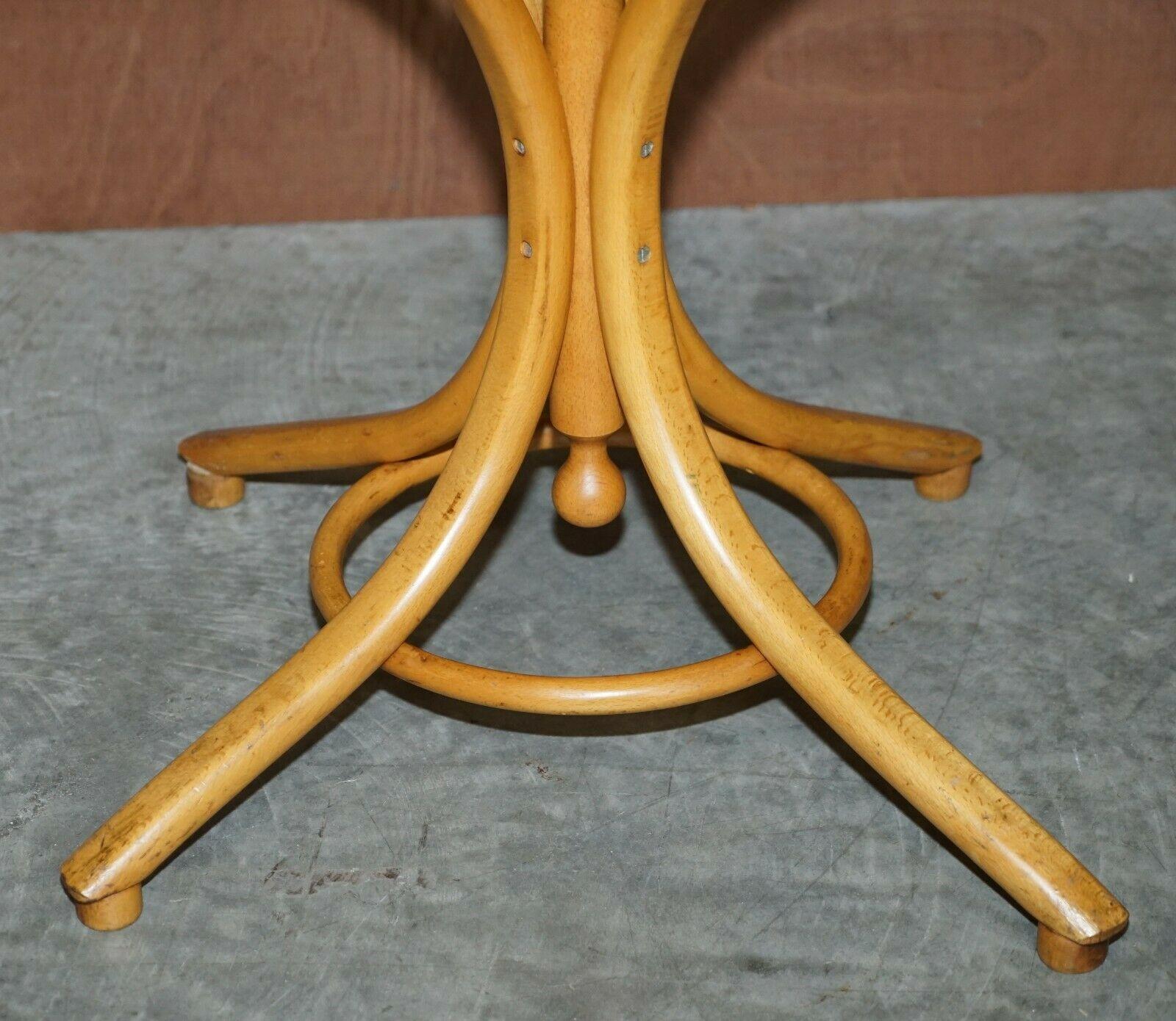 Lovely Beech Wood Very Tall Thonet Bentwood Coat Hat & Scarf Rack or Stand 1