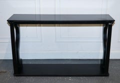 LOVELY BLACK FRENCH BAROQUE STYLE CONSOLE TABLE SiDEBOARD