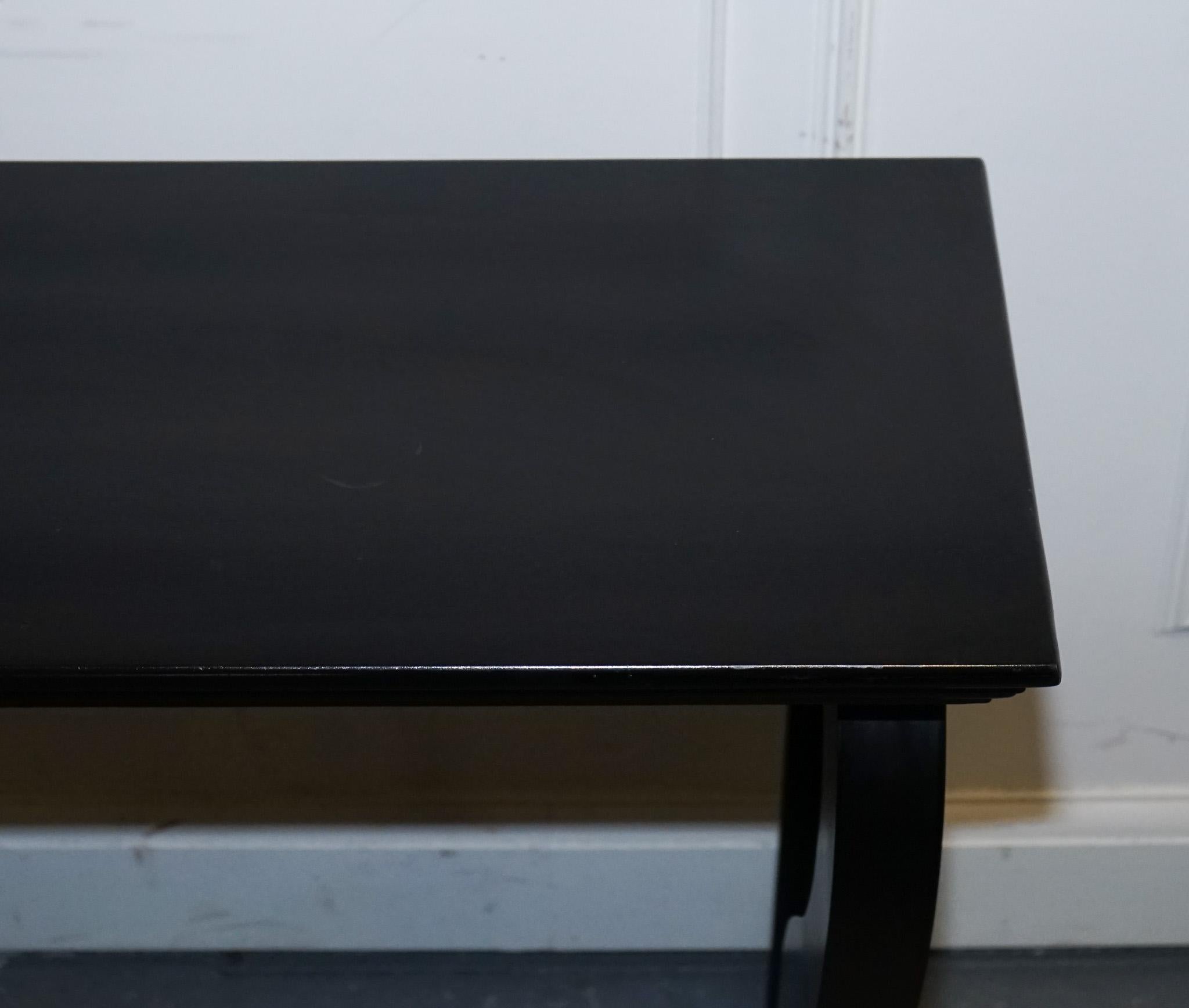 ENCANTADORA MESA CONSOLA NEGRA DE ESTILO BARROCO FRANCÉS SiDEBOARD Madera dura en venta