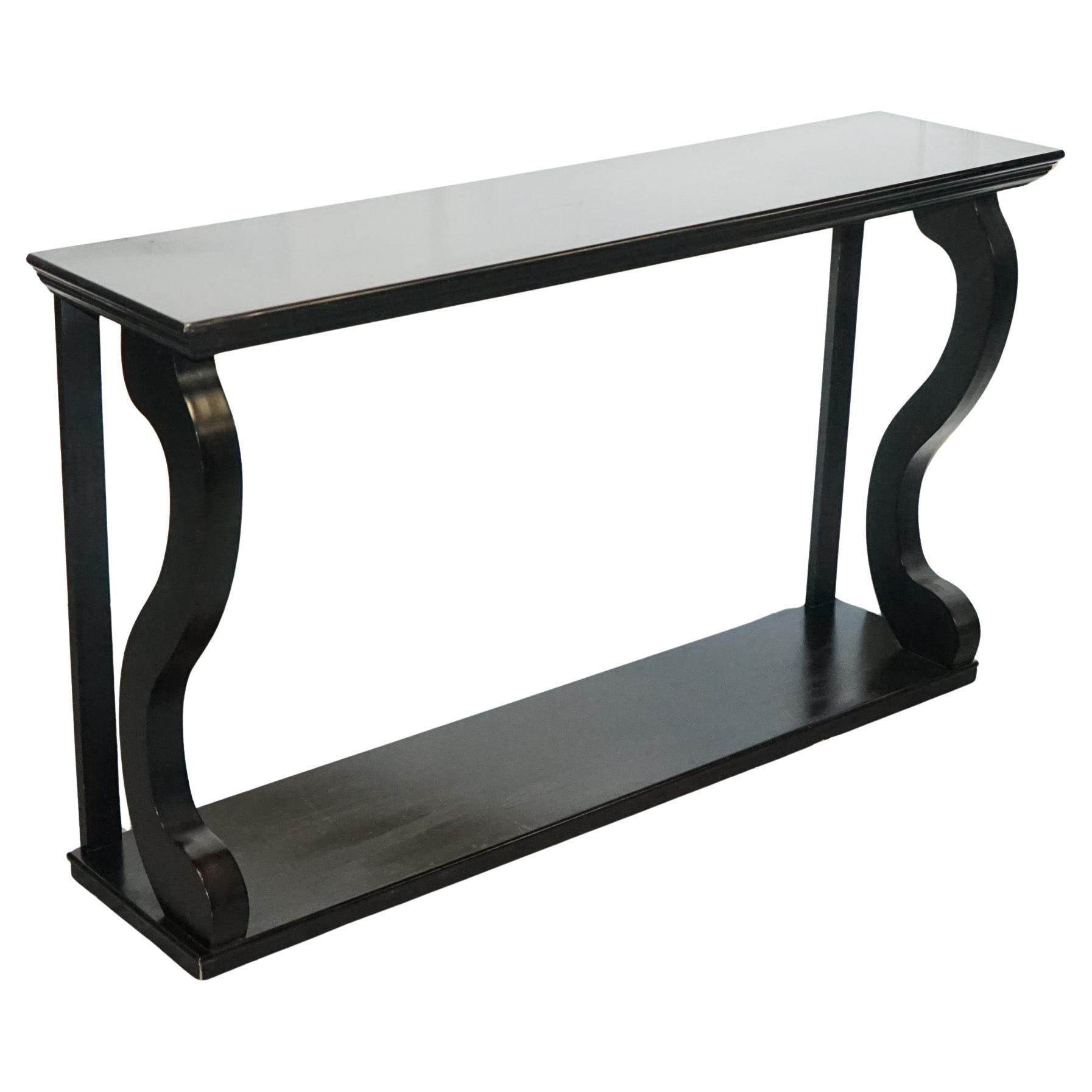 ENCANTADORA MESA CONSOLA NEGRA DE ESTILO BARROCO FRANCÉS SiDEBOARD en venta