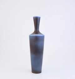 Lovely Blue Ceramic Vase, Berndt Friberg, Gustavsberg - Mid 20th Century