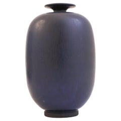 Lovely Blue Ceramic Vase, Berndt Friberg, Gustavsberg - Mid 20th Century