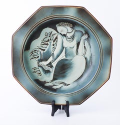 Gunnar Nylund Flambé Large Bowl, Rörstrand, Mid-20th Century, 33.5 cm Wide