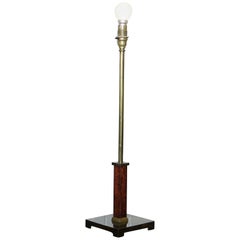 Lovely Bronzed Tall Rochamp Ltd Free Standing Table Desk Lamp Mid-Century Modern