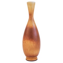 Lovely Brown Ceramic Vase, Berndt Friberg, Gustavsberg - Mid 20th Century