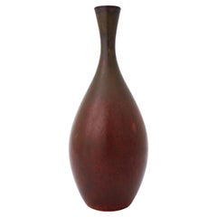 Lovely Brown Ceramic Vase - Carl-Harry Stålhane - Rörstrand - Mid 20th Century