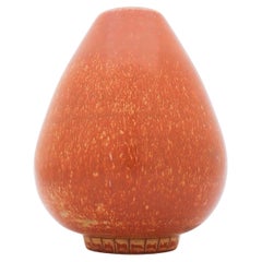 Joli vase à glaçure brune, Gunnar Nylund, Rörstrand, années 1950