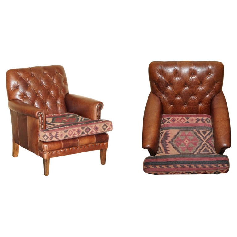 Turkish Kilim Furniture Kilim Armchair Kilim Two Seater Club Style