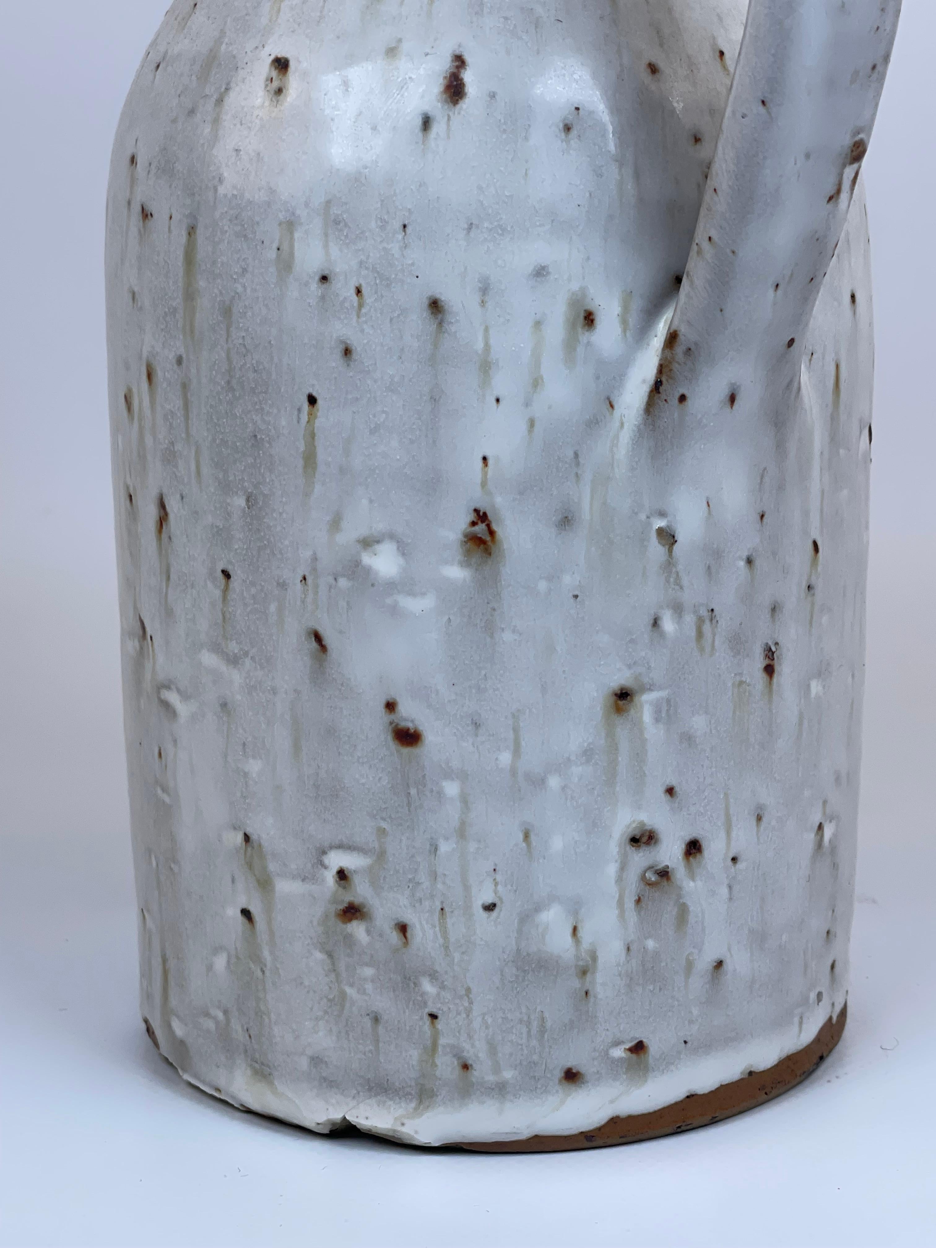 Metà XX secolo Bella bottiglia in ceramica di Robert Picault in vendita