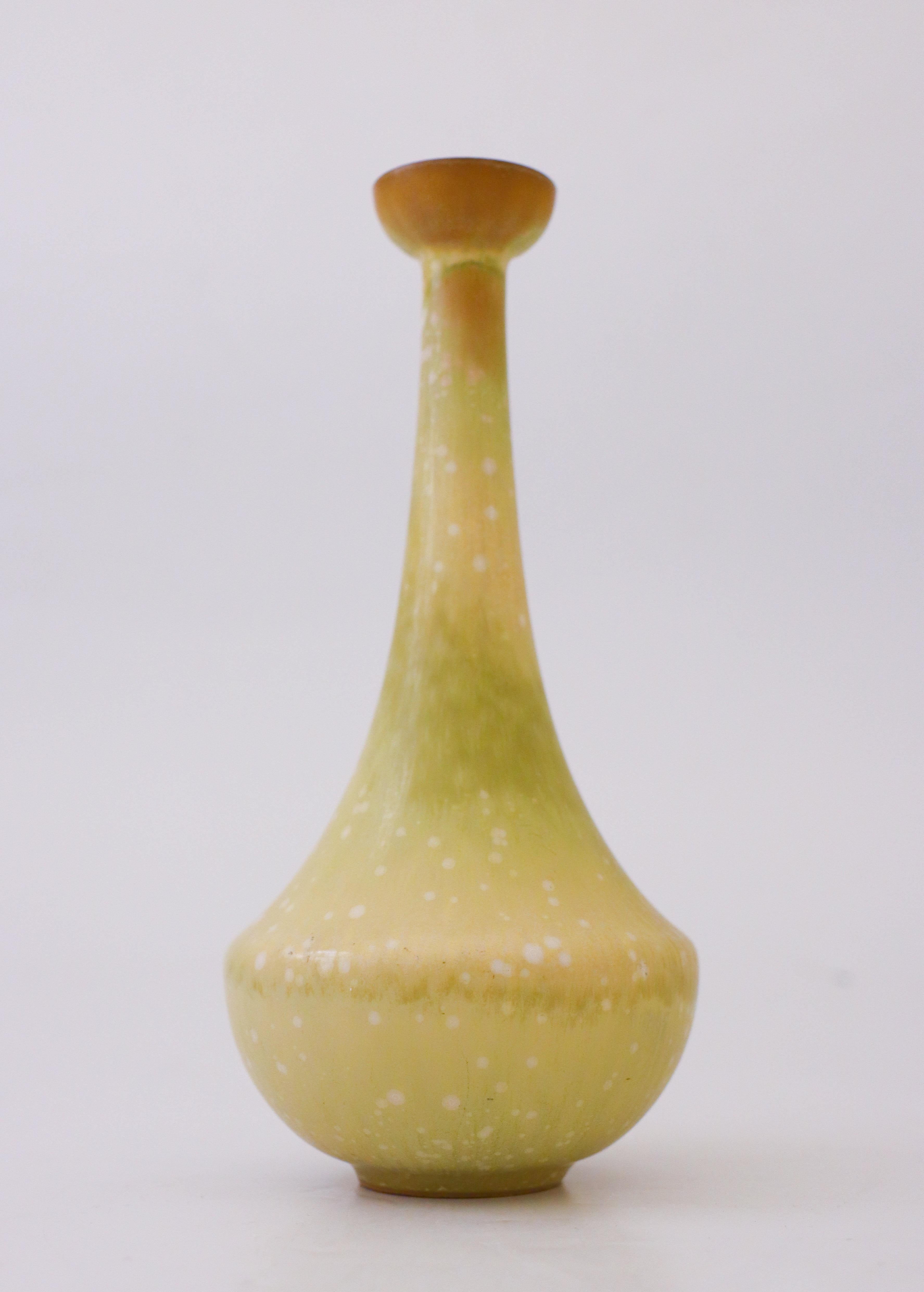 Glazed Lovely Ceramic Vase, Gunnar Nylund, Rörstrand For Sale