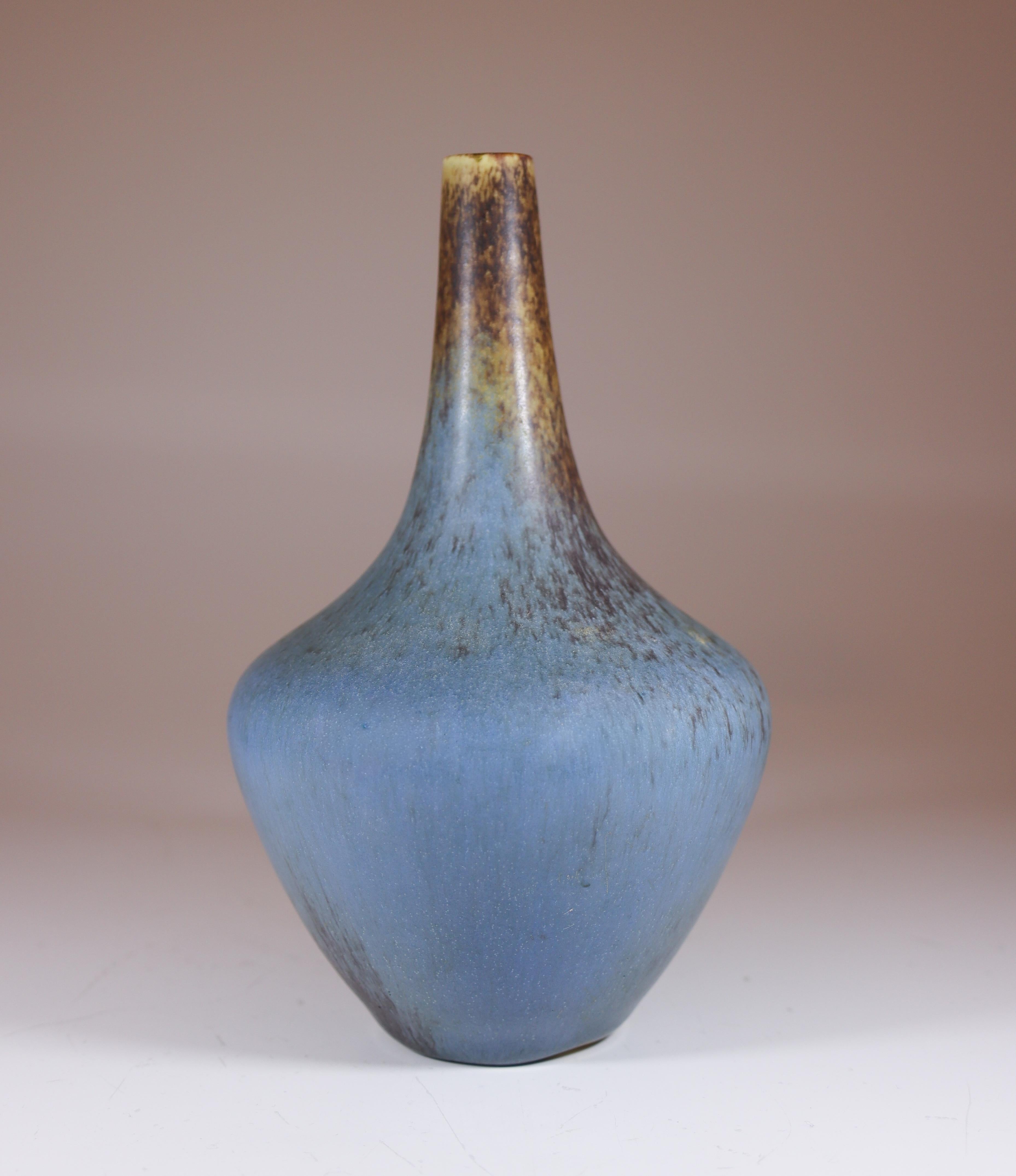 Ravissant vase en céramique à glaçure mouchetée, Gunnar Nylund, Rrstrand en vente 1