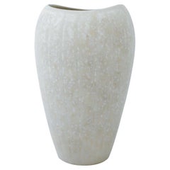 Lovely Ceramic Vase with White Speckled Glaze, Gunnar Nylund, Rörstrand