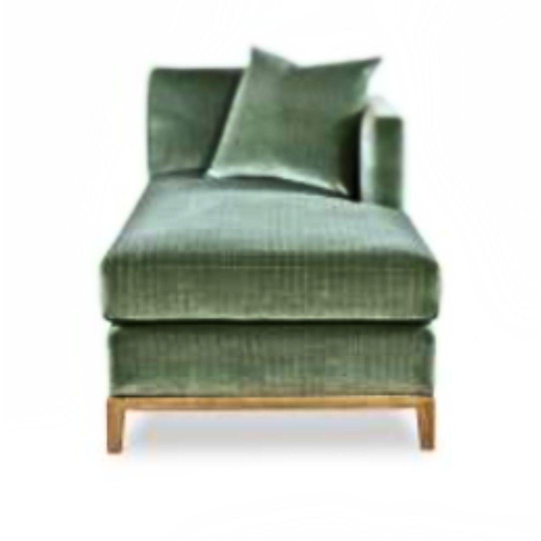 sage green chaise lounge