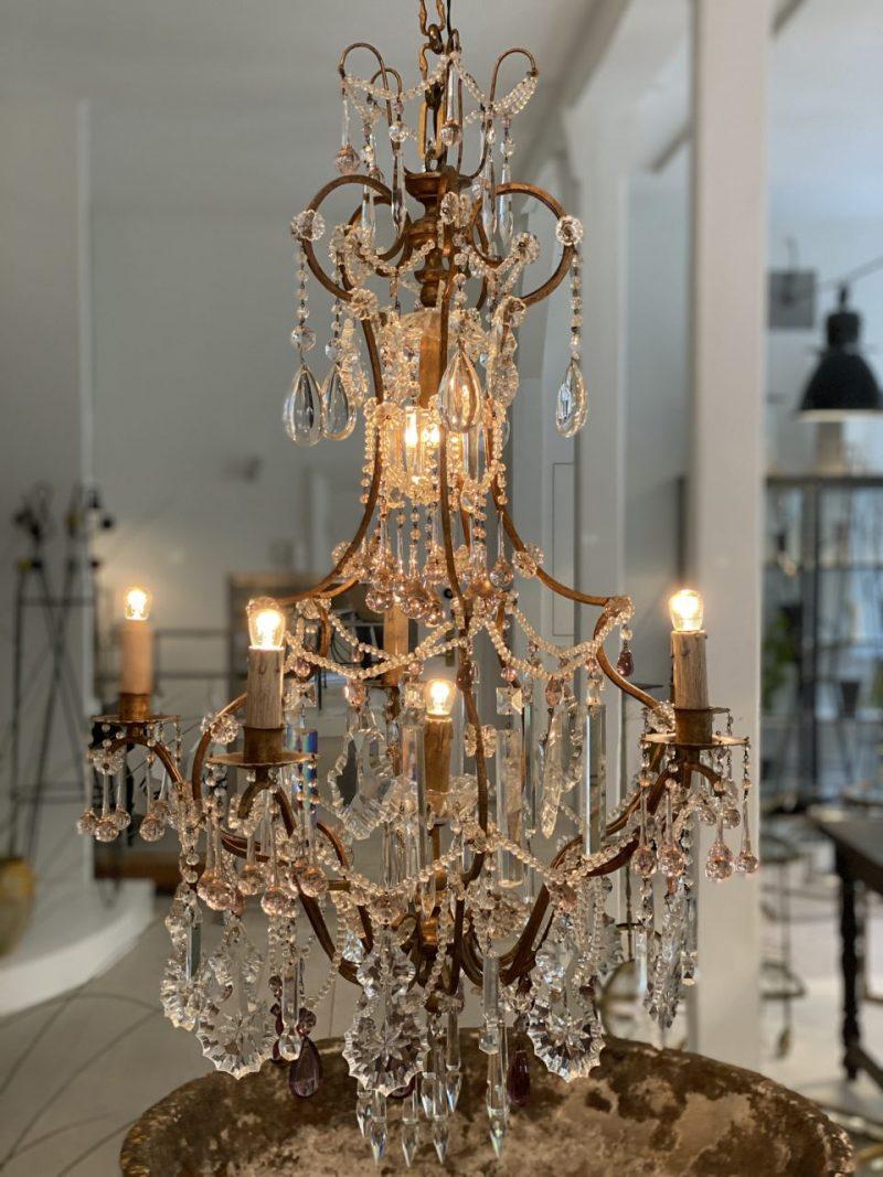 Lovely Chandelier-France 1900 For Sale 5