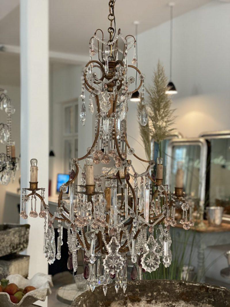 French Lovely Chandelier-France 1900 For Sale