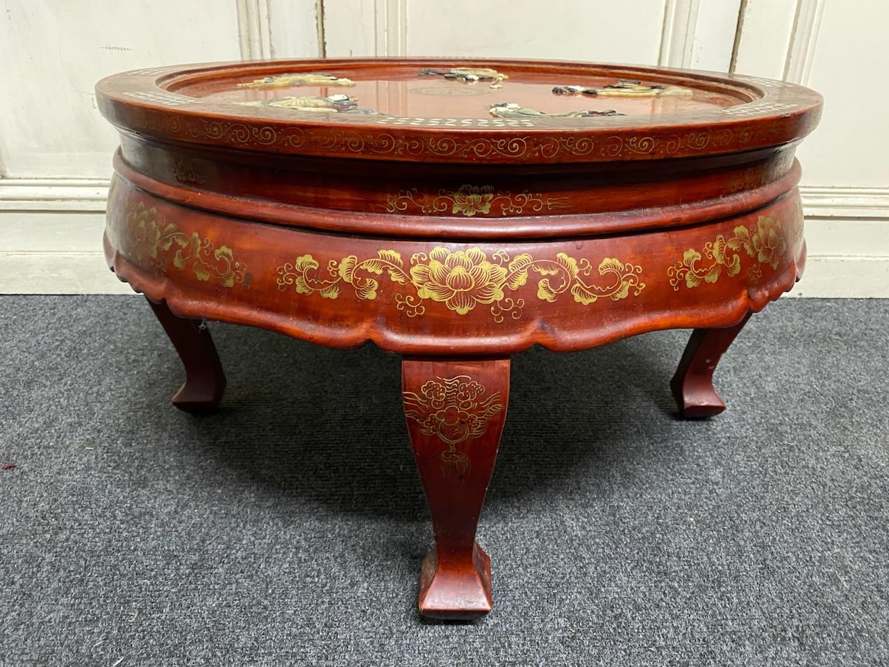 Lovely Chimoserie Coffee Table For Sale 3