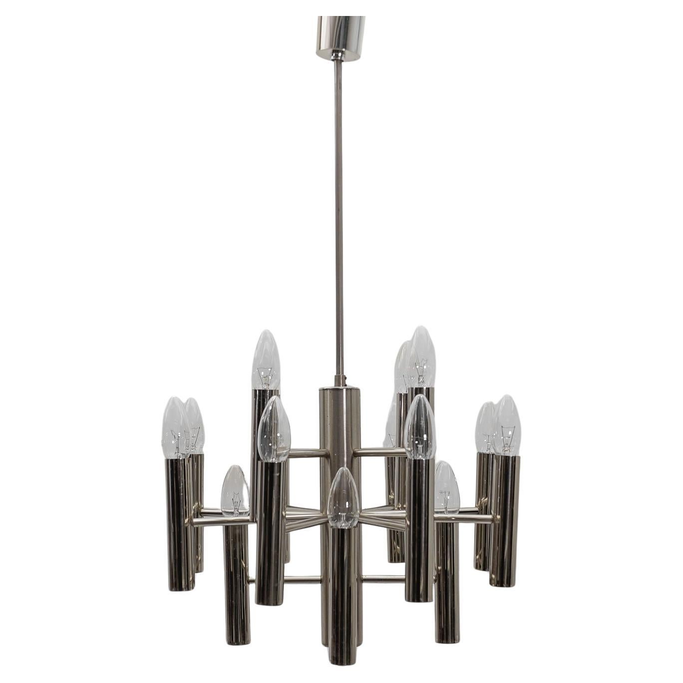 Jolie lampe de plafond spoutnik, Allemagne, années 1960