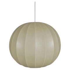 Lovely Cocoon Ball Hanging Lamp, 1960s Italy