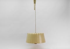 Charmante lampe suspendue Cocoon à contrepoids par Münchener Werkstätten, années 1950, Allemagne