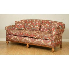 Lovely Country House Sofa Upholstered in William Morris Strawberry Thief Fabric