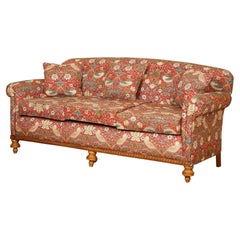 Lovely Countryhouse Sofa Upholstered in William Morris Strawberry Theif Fabric