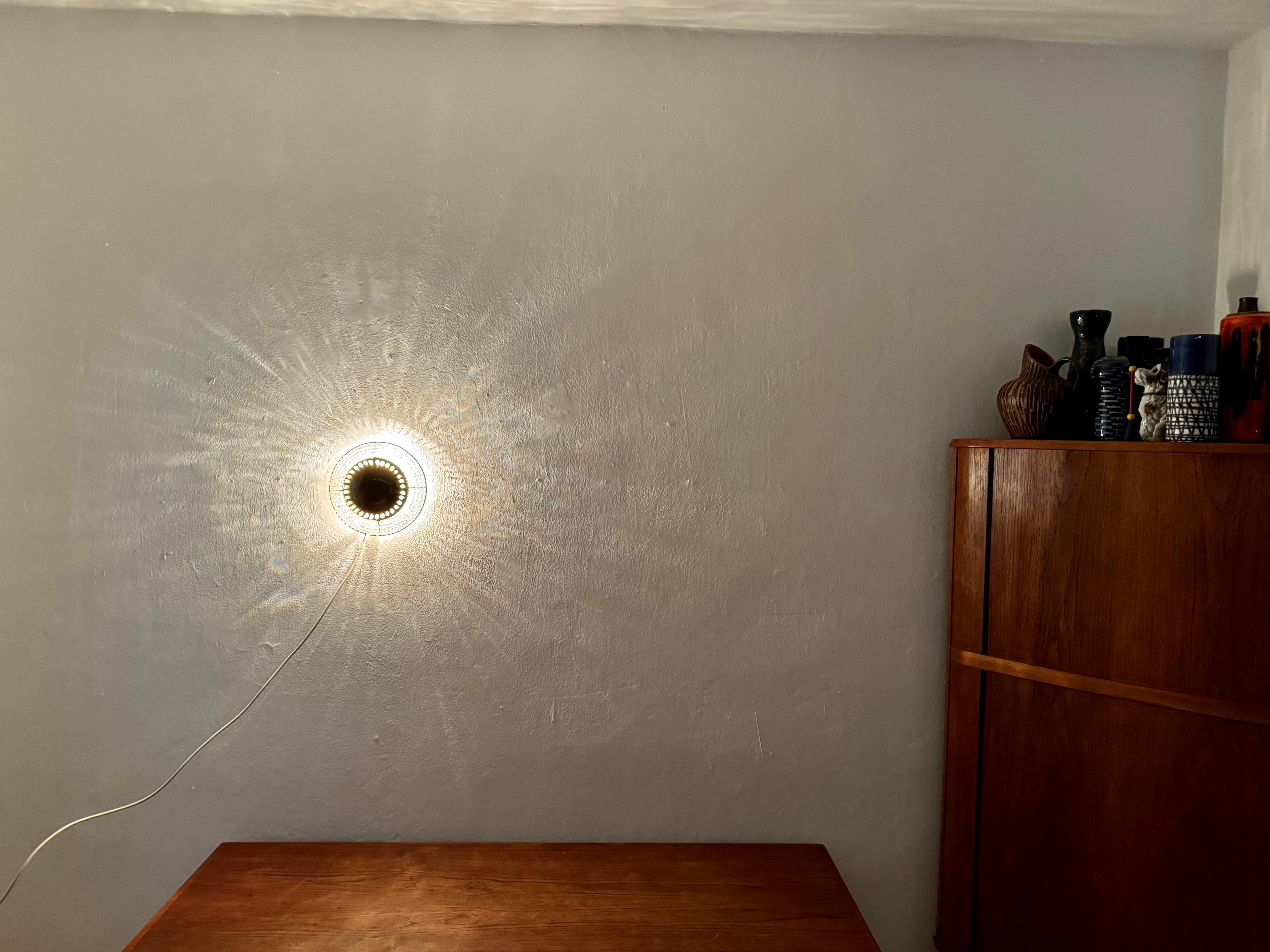 Wunderschöne Wandleuchte aus Kristallglas oder Einbaubeleuchtung im Angebot 7