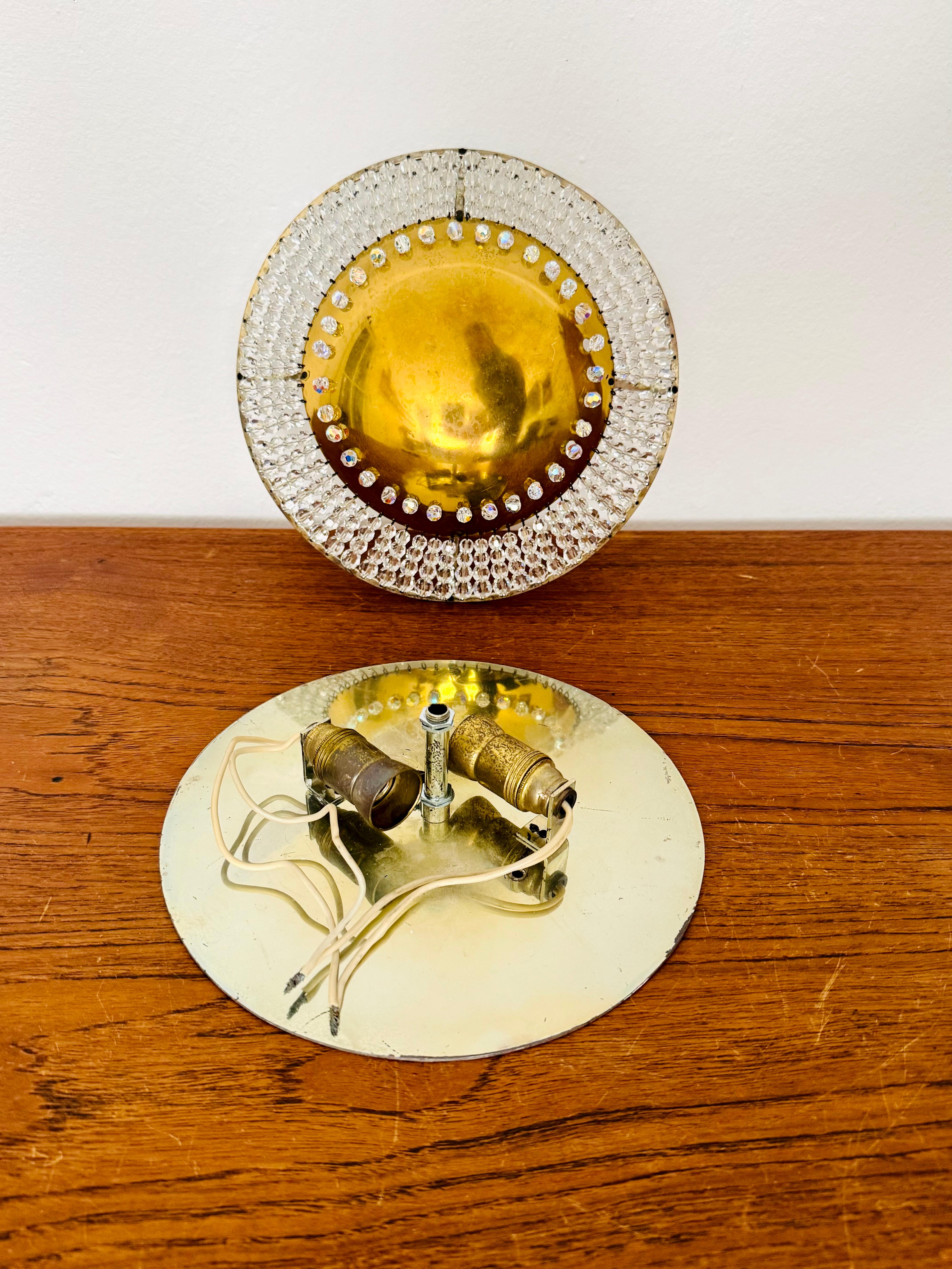 Wunderschöne Wandleuchte aus Kristallglas oder Einbaubeleuchtung im Angebot 9