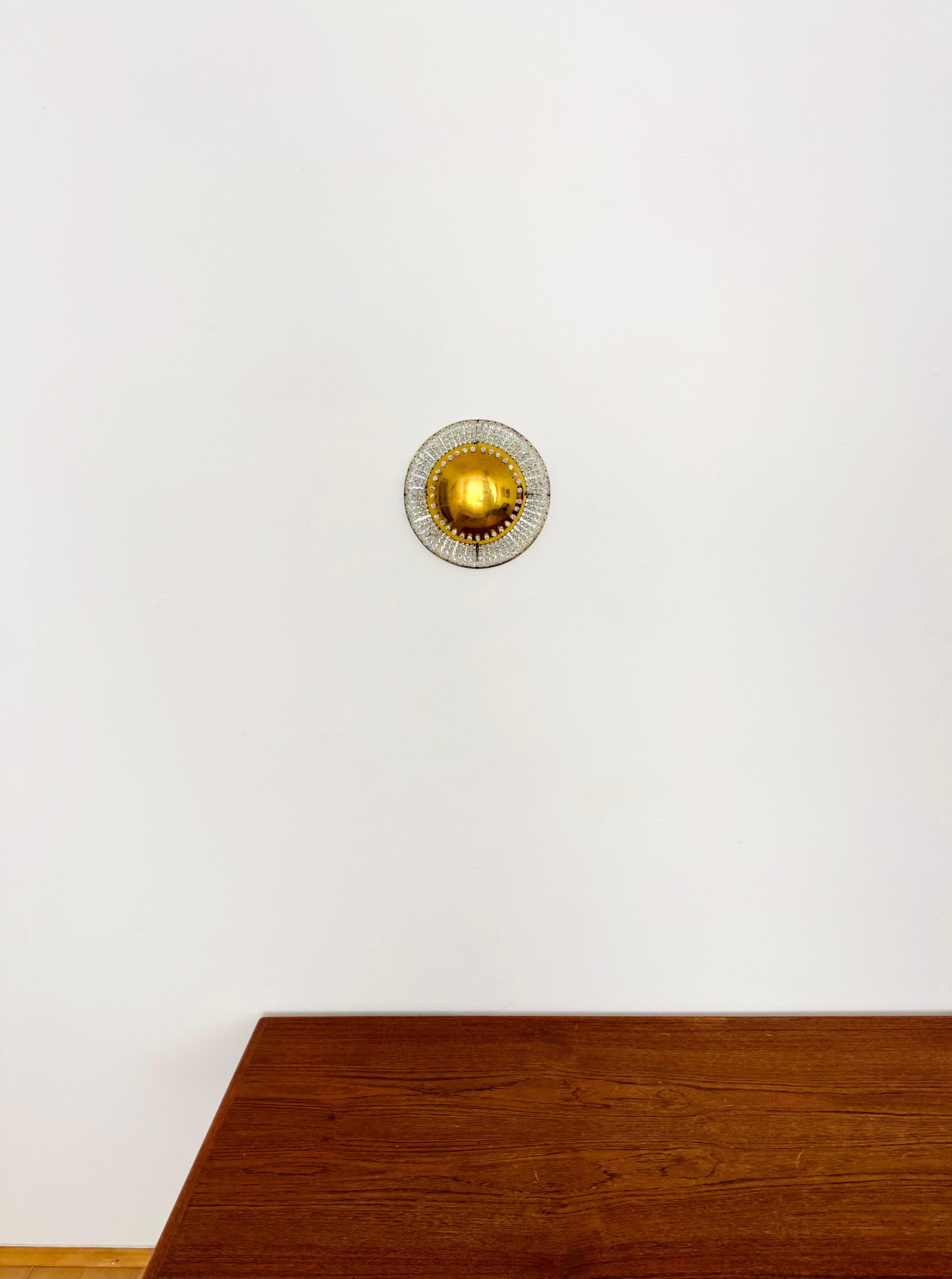 Wunderschöne Wandleuchte aus Kristallglas oder Einbaubeleuchtung im Angebot 1