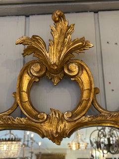 Lovely Decorative Arts Hollywood Regency Giltwood Mirror