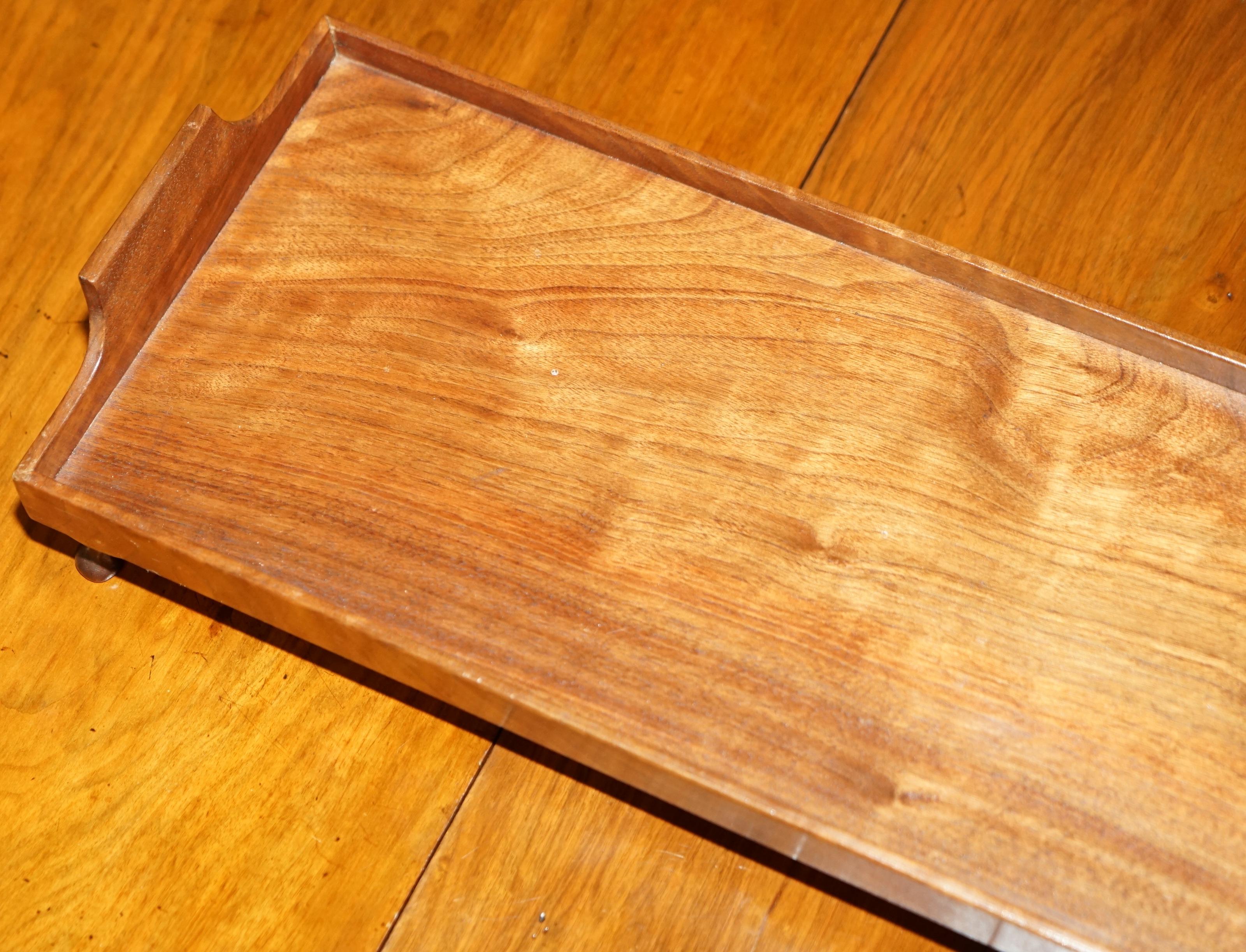 wooden tray with legs