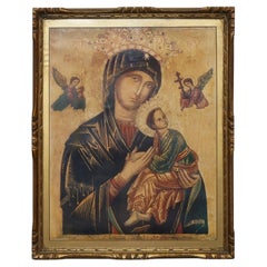 LOVELY DECORATIVE VINTAGE PRiNT OF 'OUR LADY OF PERPETUAL'