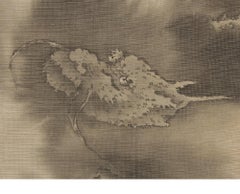 Lovely Edo Period Scroll Paintings Japan Artist Saeki Kishi Ganku Dragon Clouds