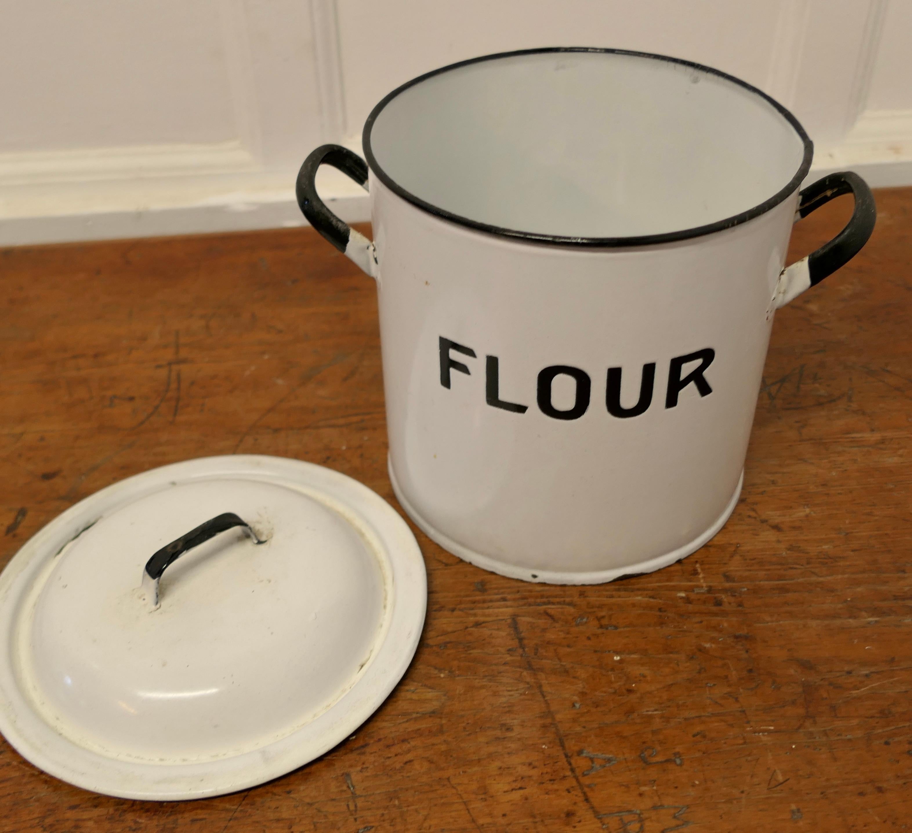 vintage flour canister