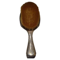 Antique Lovely Exquisite 19th Century French Sterling Silver Bointaburet Hairbrush brush
