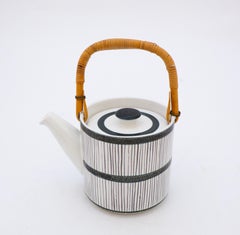 Stig Lindberg Ceramic Teapot, Mid-Century Modern Scandinavian Design Gustavsberg
