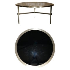 LOVELY FENDI LUXURY LiVING HERITAGE COLLECTION NICKLE PLATED BRONZE COFFEE TABLE