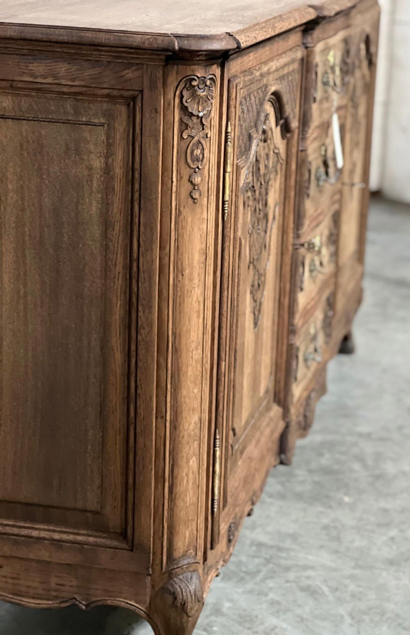 Lovely French Bleached Oak Sideboard or Enfilade 12
