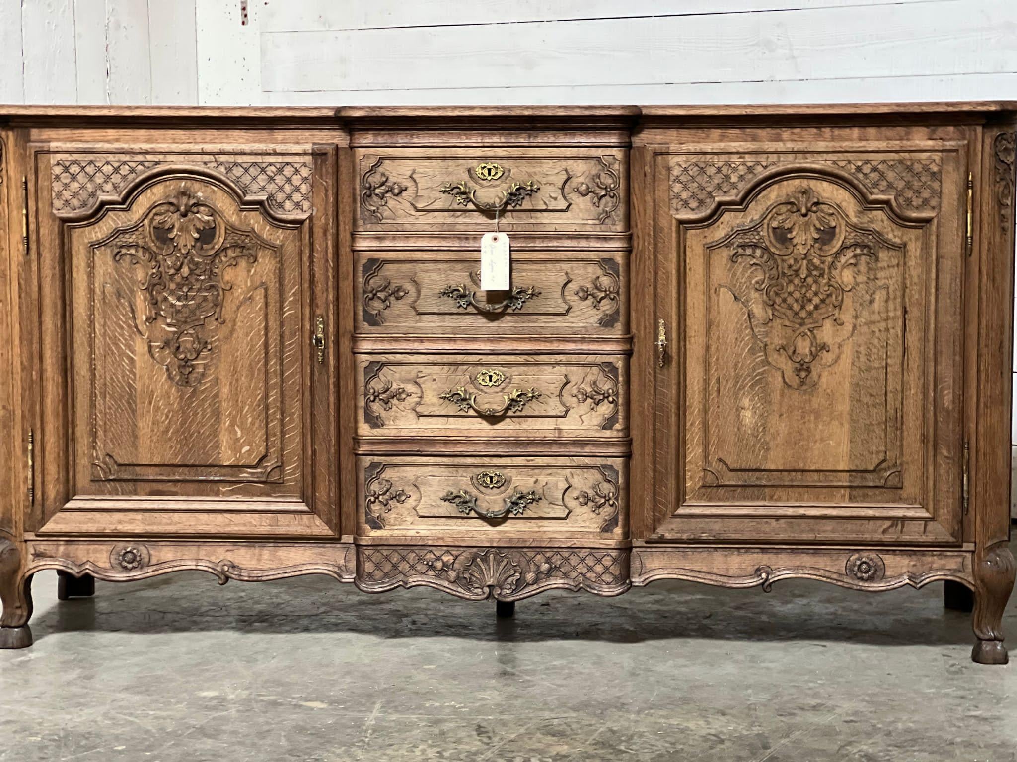 Lovely French Bleached Oak Sideboard or Enfilade 3