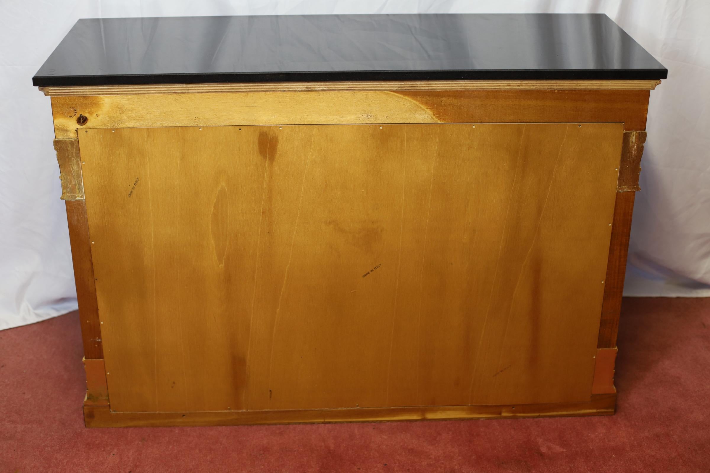 Preciosa Mesa Consola Estilo Imperio Francés en venta 7